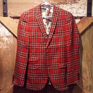 Paisley & Gray Tartan Blazer